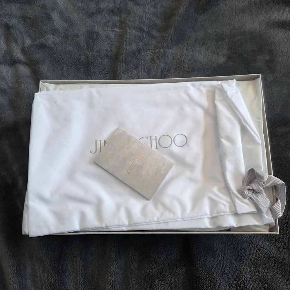 BNIB Jimmy Choo Black and Gold Sandals - Picture 4 of 14